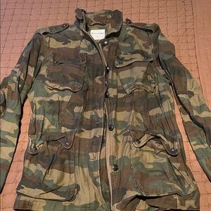 Green Camouflage Field Jacket